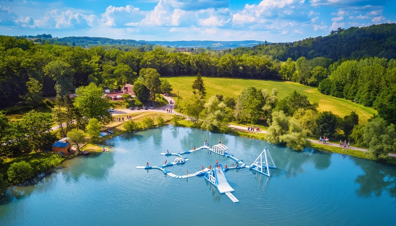 Parc aquatique et restaurant du Camping du Coucou